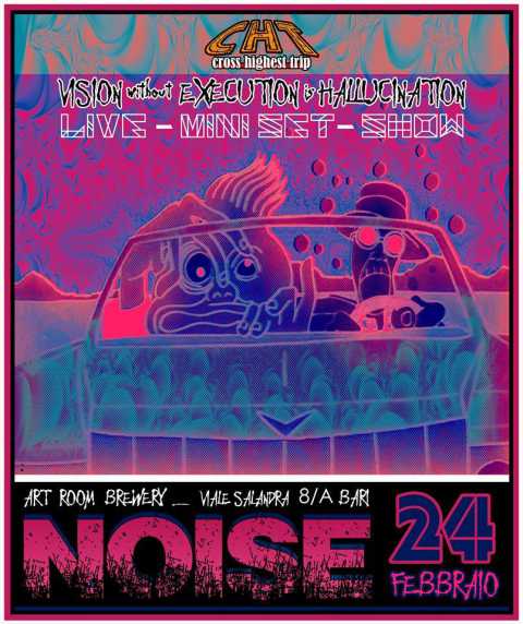 Bari, al Noise concerto di musica psichedelica con i Cross Highest Trip